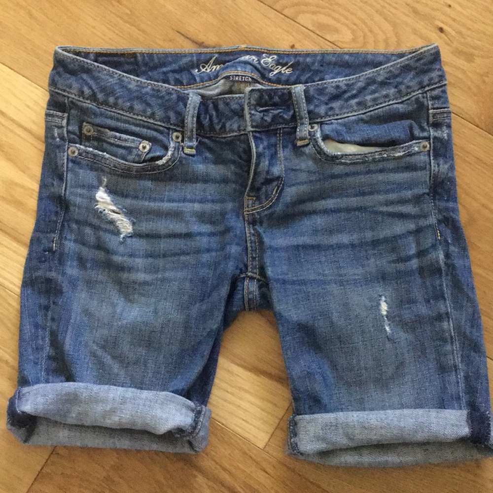american eagle jean shorts